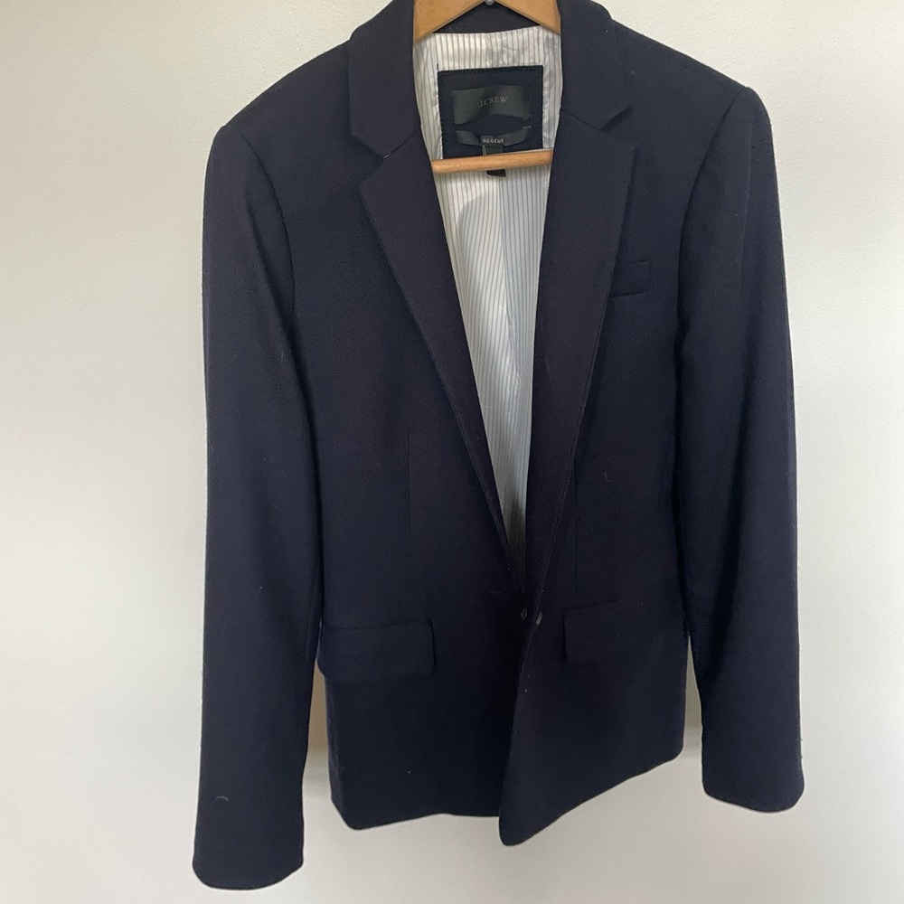 Like new! J. Crew Regent Blazer Blue Wool